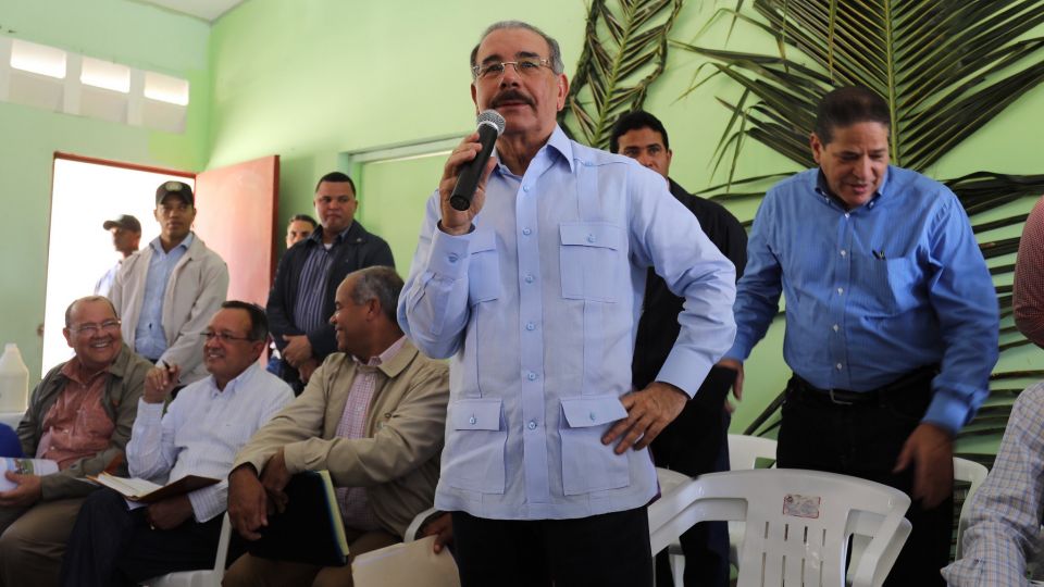  Danilo Medina: “Cualquier cosa que haga por productores de Manuel Bueno, vale la pena”