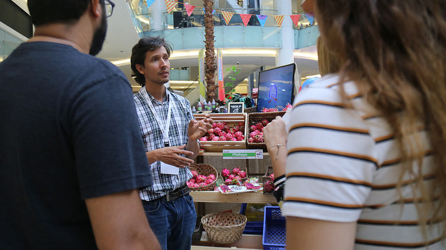 Productores beneficiados con Visitas Sorpresa participan en Mercado Central Ágora Mall