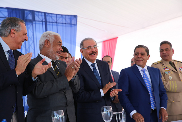 Danilo Medina asiste a inauguración Helipuerto de Santo Domingo