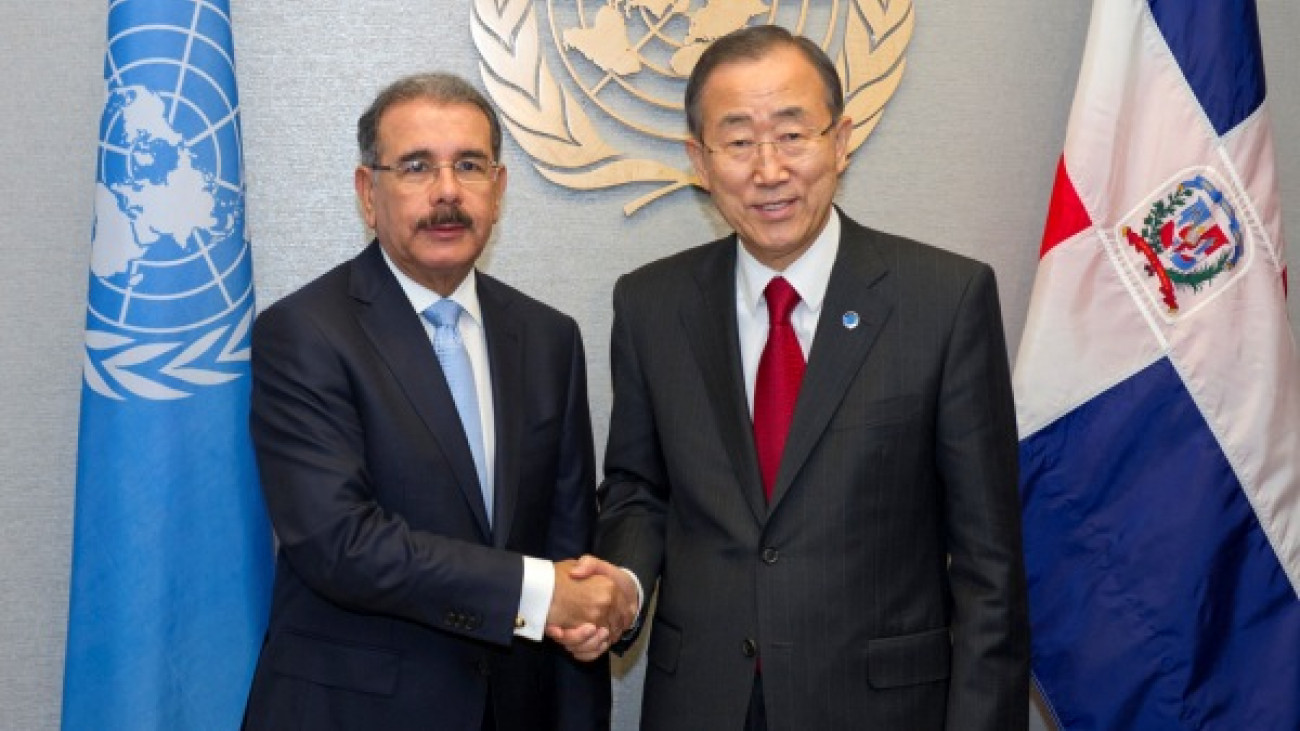 Danilo Medina y Ban Ki-moon