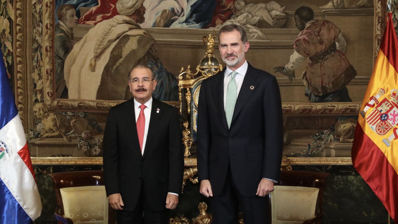 Danilo Medina y El Rey Felipe VI
