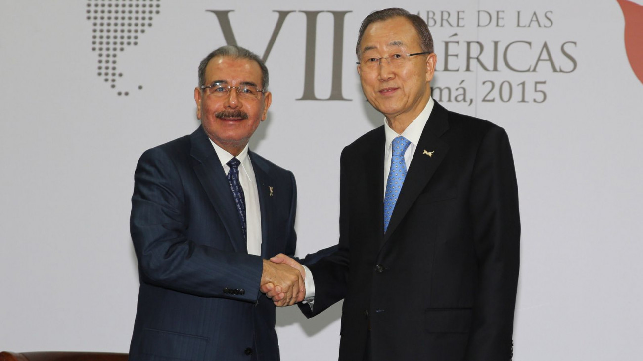 Danilo Medina y Ban Ki-moon