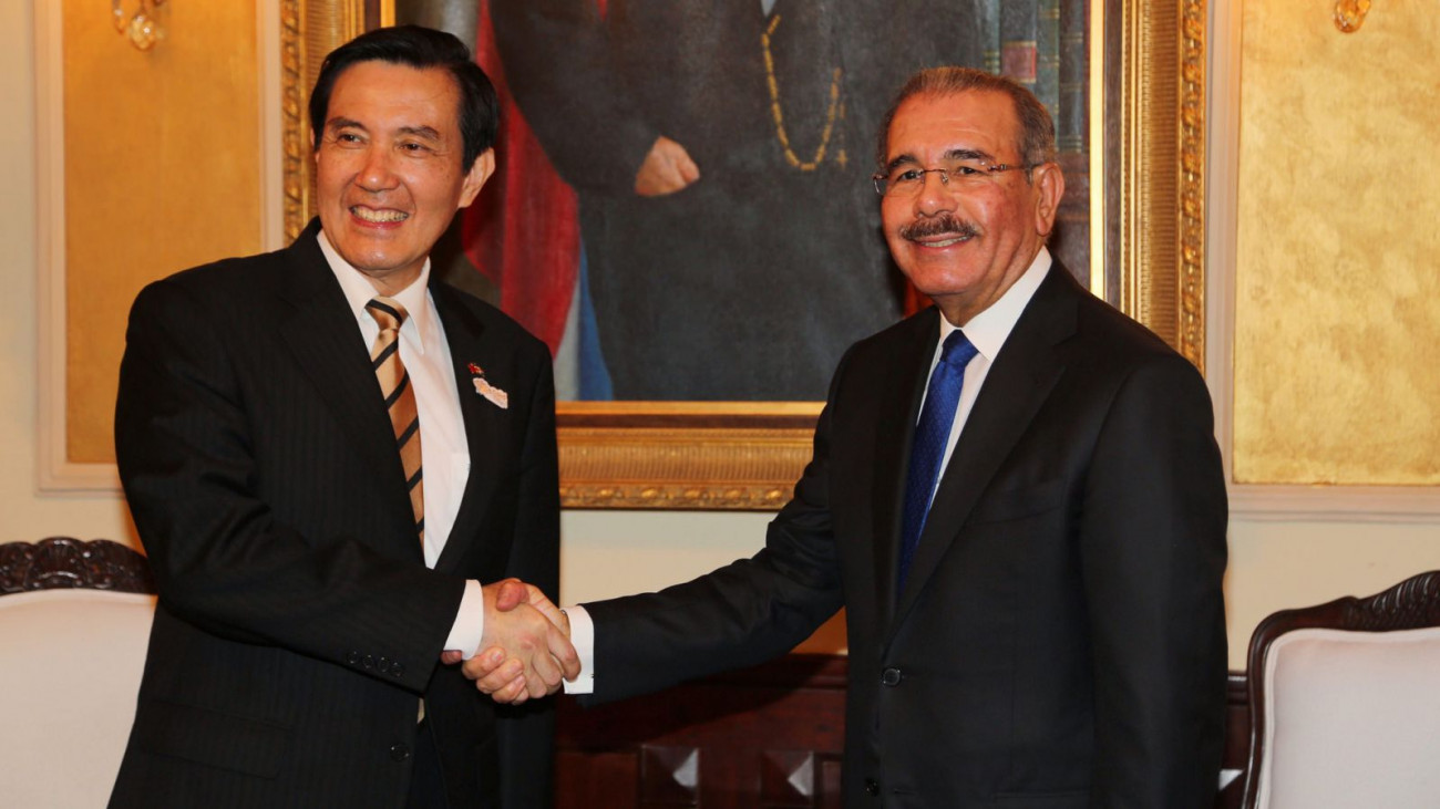 Danilo Medina y Ma Ying-jeou