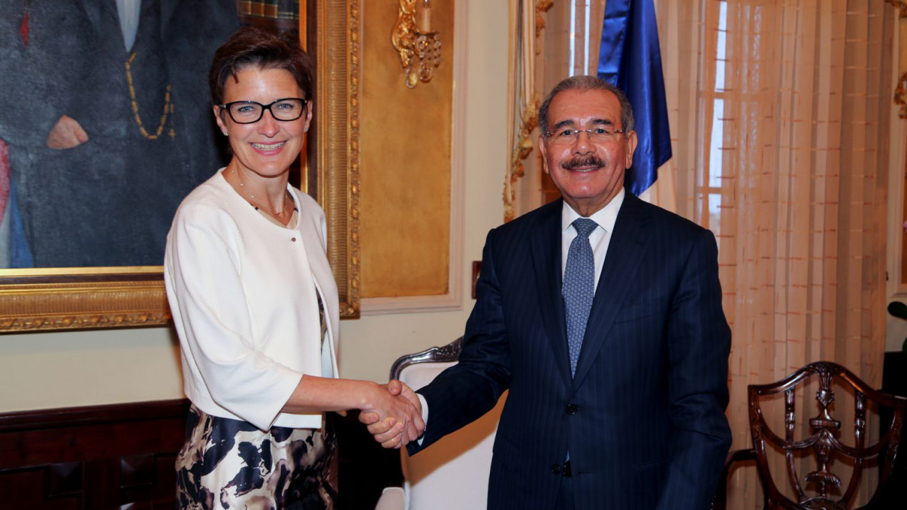 Jane Fraser y Danilo Medina