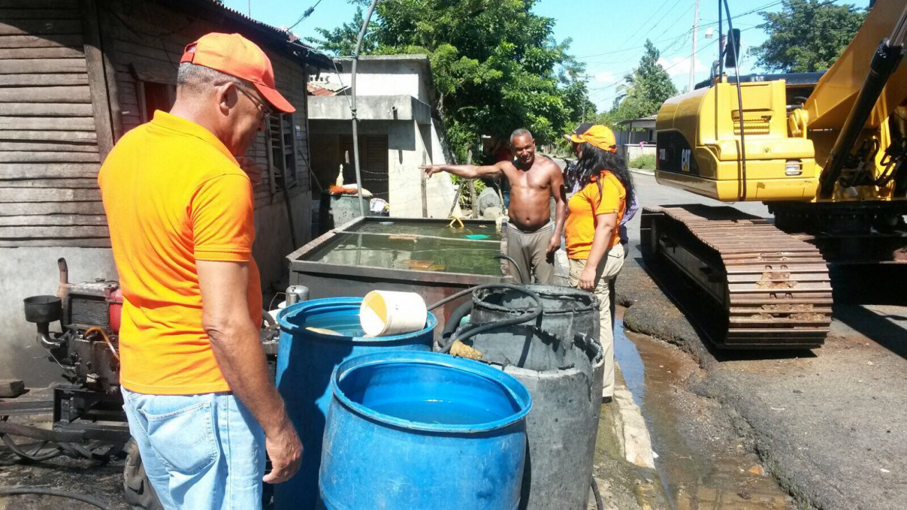 Campaña contra el dengue.