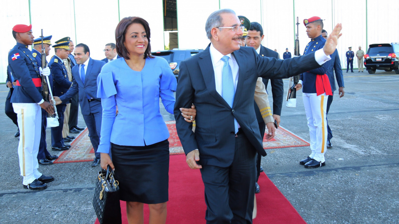 Danilo Medina y Cándida 