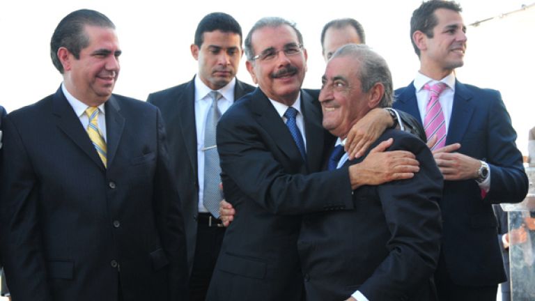 Presidente Danilo Medina, ministro de Turismo, Francisco Javier García y ejecutivos del Grupo Globalia