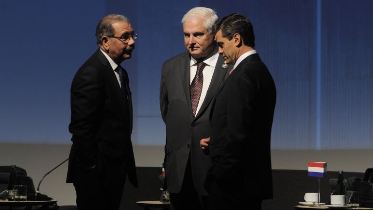 Presidente Danilo Medina junto a su homólogo de México, Enrique Peña Nieto