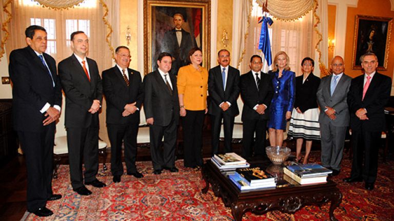Presidente Danilo Medina recibe justistas