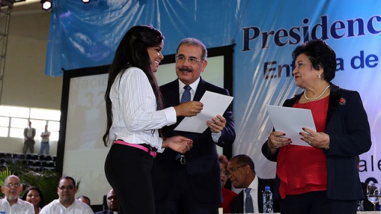 Danilo Medina y Ligia Amada Melo