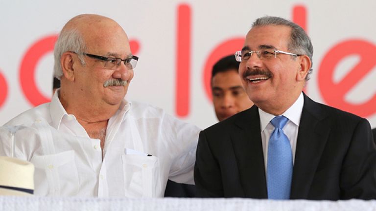Danilo Medina y César Iglesias