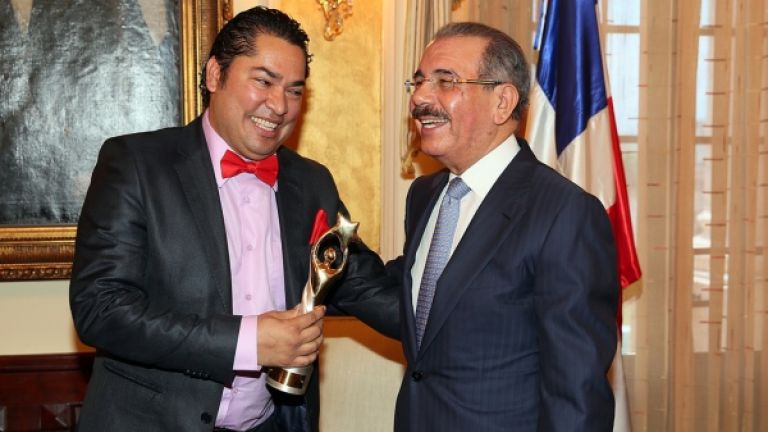 El Pacha y  Danilo Medina