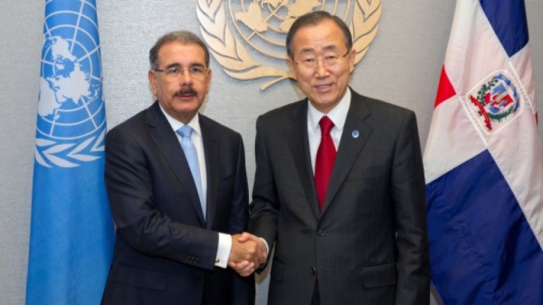 Danilo Medina y Ban Ki-moon
