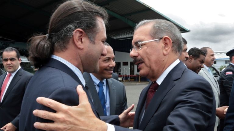Danilo Medina llega a Costa Rica 2013