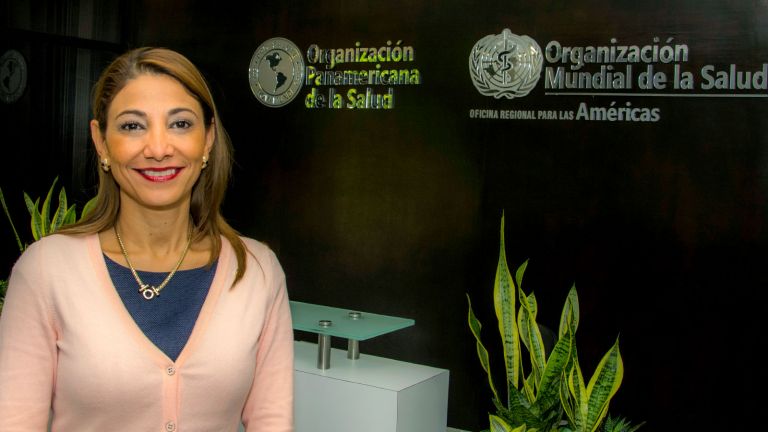 Alma Morales Salinas, representante de la OPS/OMS en el país