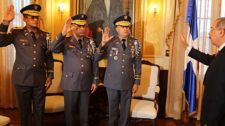 Danilo Medina juramenta nuevo director general de la Policía, Ney Aldrin de Jesús Almonte