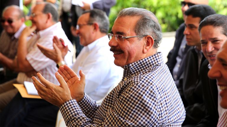 Presidente Danilo Medina durante una Visita Sorpresa