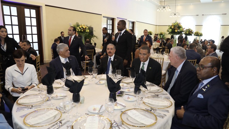 Presidente Danilo Medina asiste a almuerzo ofrecido por primer ministro de Jamaica, Andrew Holness