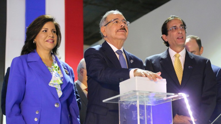 Danilo Medina, Margarita Cedeño, Gustavo Montalvo,
