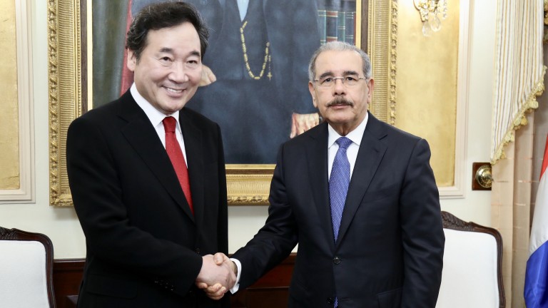 Danilo Medina recibe Primer Ministro Corea del Sur. Se fortalecen lazos entre ambos países
