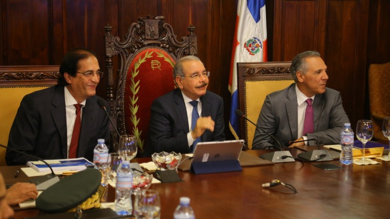 Gustavo Montalvo, Danilo Medina, José Ramón Peralta