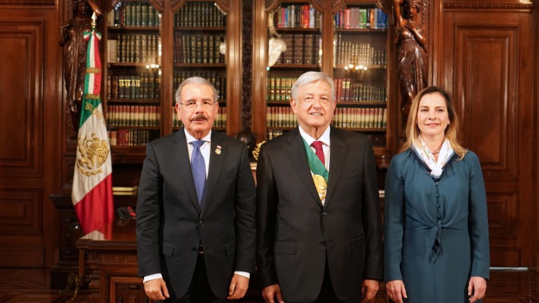 Danilo Medina y Andrés Manuel López Obrador
