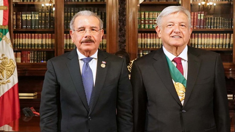 Danilo Medina y Andrés Manuel López Obrador