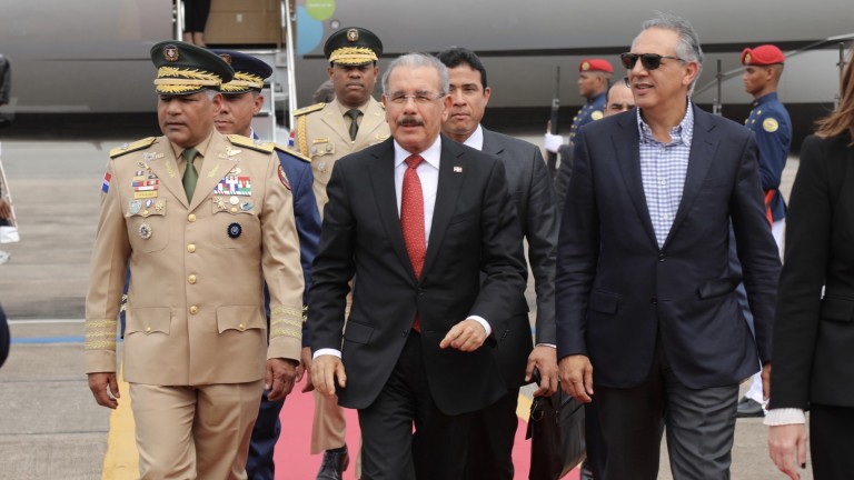 Llegada Danilo Medina