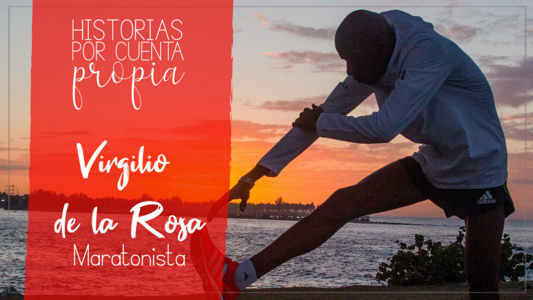 Virgilio de la Rosa se reparte entre consultor de una empresa de combustible y maratonista.