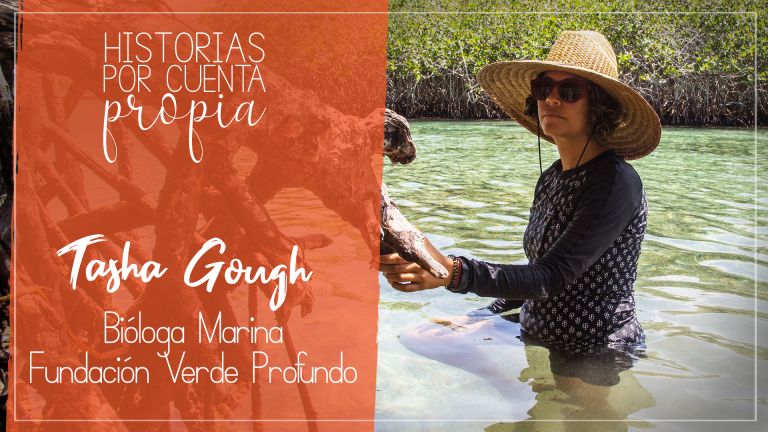 Tasha Gough hizo del mar, su casa. Heredó de su papá la pasión por la vida marina y atesora recuerdos de su niñez en la playa.