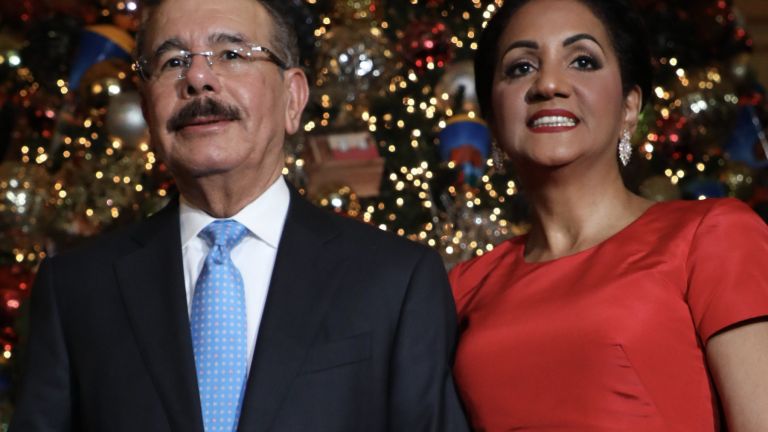 Presidente Danilo Medina y la Primera Dama Cándida Montilla de Medina