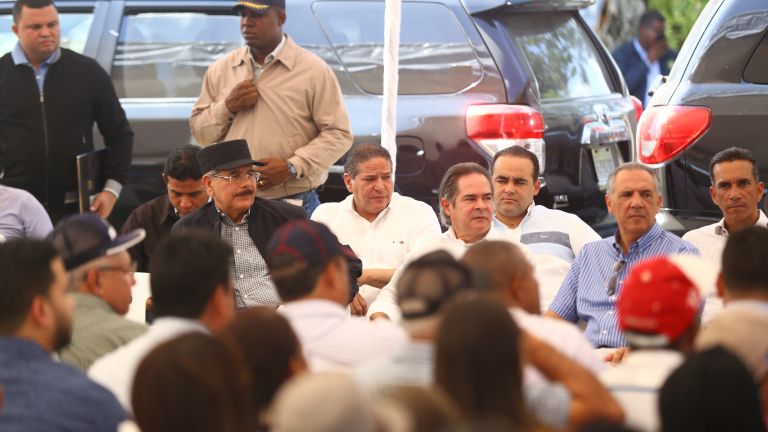 Danilo Medina durante Visita Sorpresa a Santiago Rodríguez