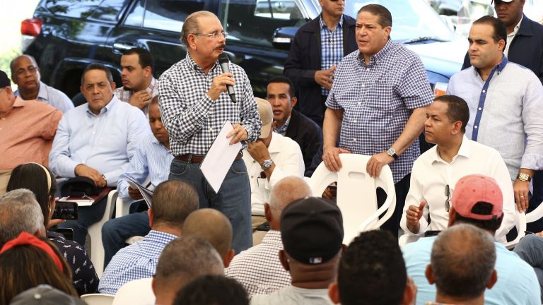 Danilo Medina durante Visita Sorpresa a Santiago