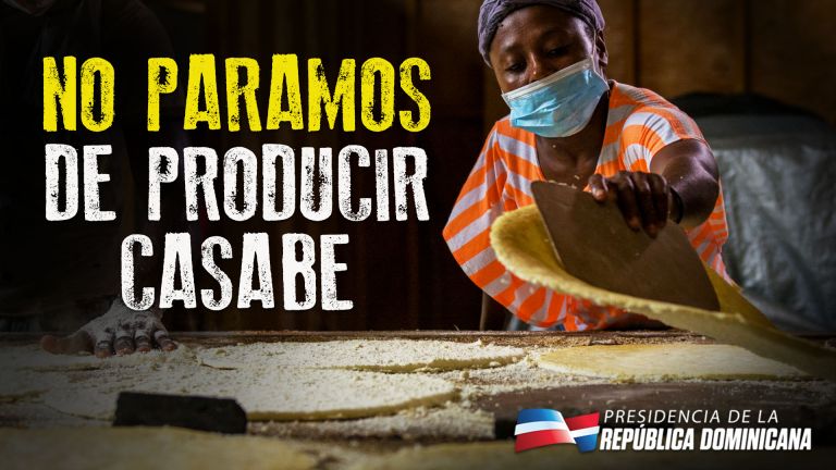 Los productores de yuca amarga en El Duey, Cotuí, siguen trabajando para que el casabe no falte.