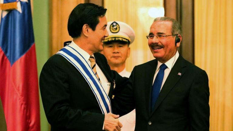 Danilo Medina y Ma Ying-jeou