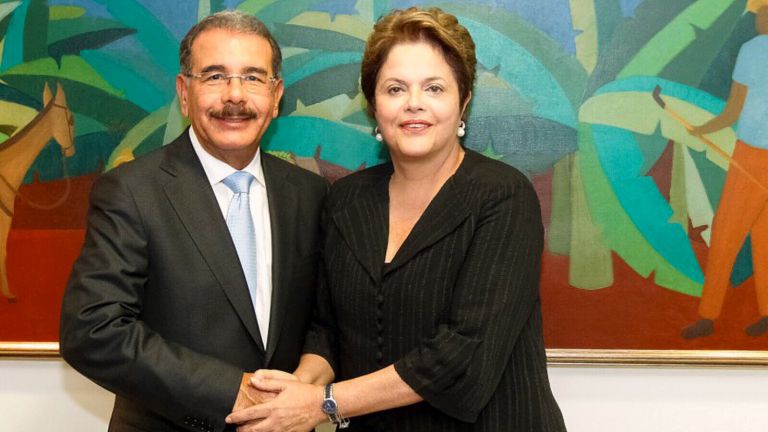 Danilo Medina y Dilma Rousseff