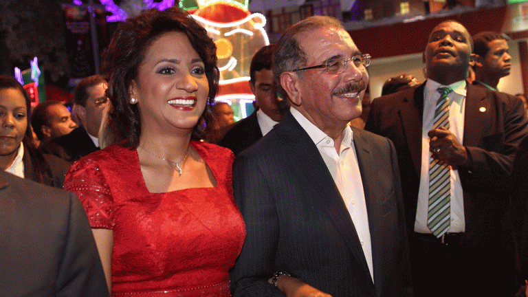 Presidente Danilo Medina y la Primera Dama Cándida Montilla de Medina