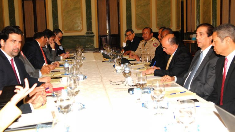 Ministro de la Presidencia, Gustavo Montalvo, encabeza reunión
