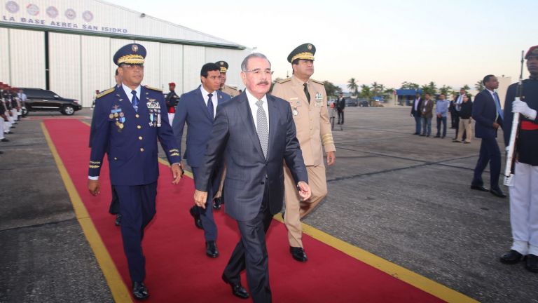 Presidente Danilo Medina llega al país desde Guatemala