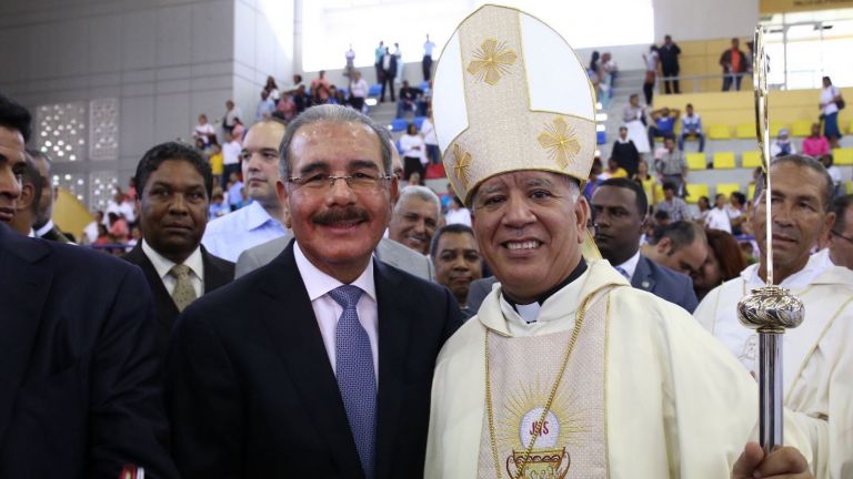 Danilo Medina y Jesús López Rodríguez