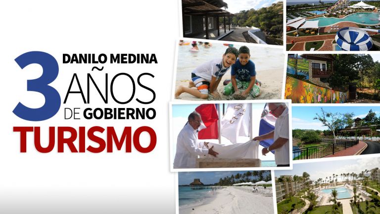 Danilo Medina; tres años de turismo