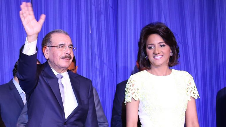 Danilo Medina y Candida Montilla
