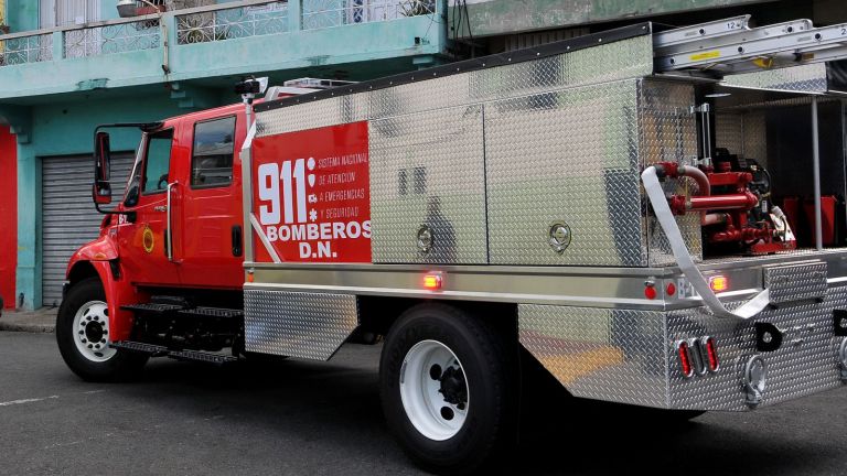 Camión de bomberos del 911