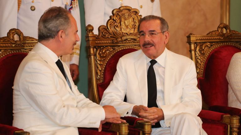 Danilo Medina recibe Cartas Credenciales de Daniel Saban, embajador Estado de Israel