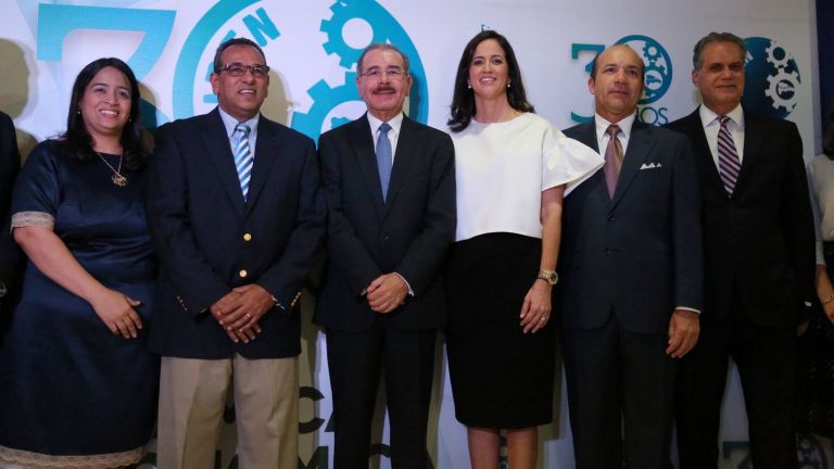 Danilo Medina en aniversario de la Asociación de Industriales de la Región Norte 