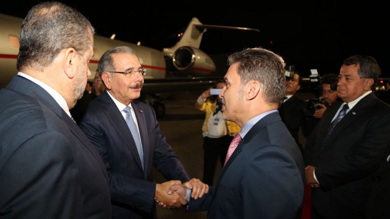 Presidente Danilo Medina llega a Ecuador