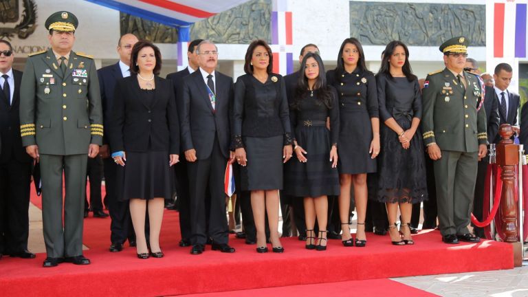 Presidente Danilo Medina llega al Congreso.