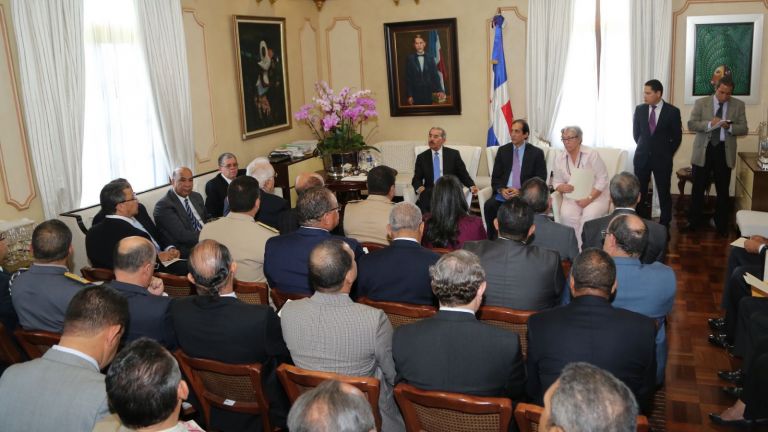 Reunión en el Palacio Nacional 