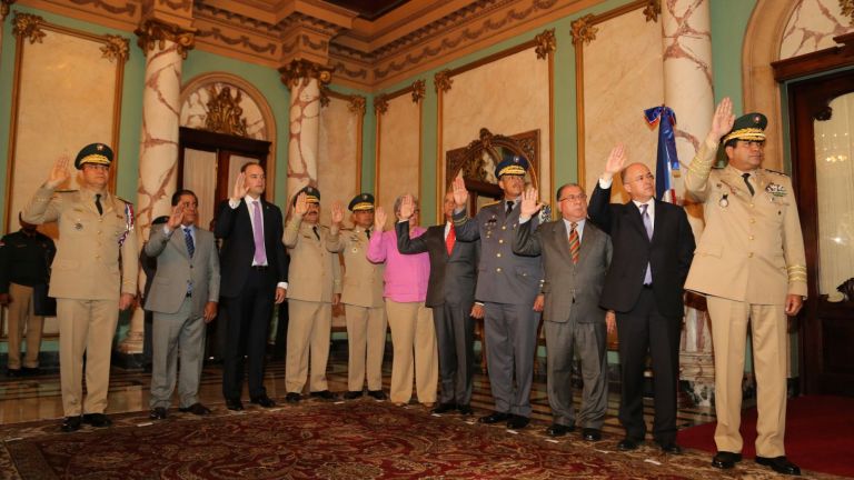 Presidente Danilo Medina juramenta Comité Nacional Antiterrorista