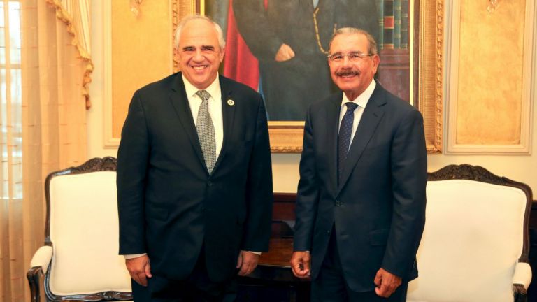 Danilo Medina y Ernesto Samper